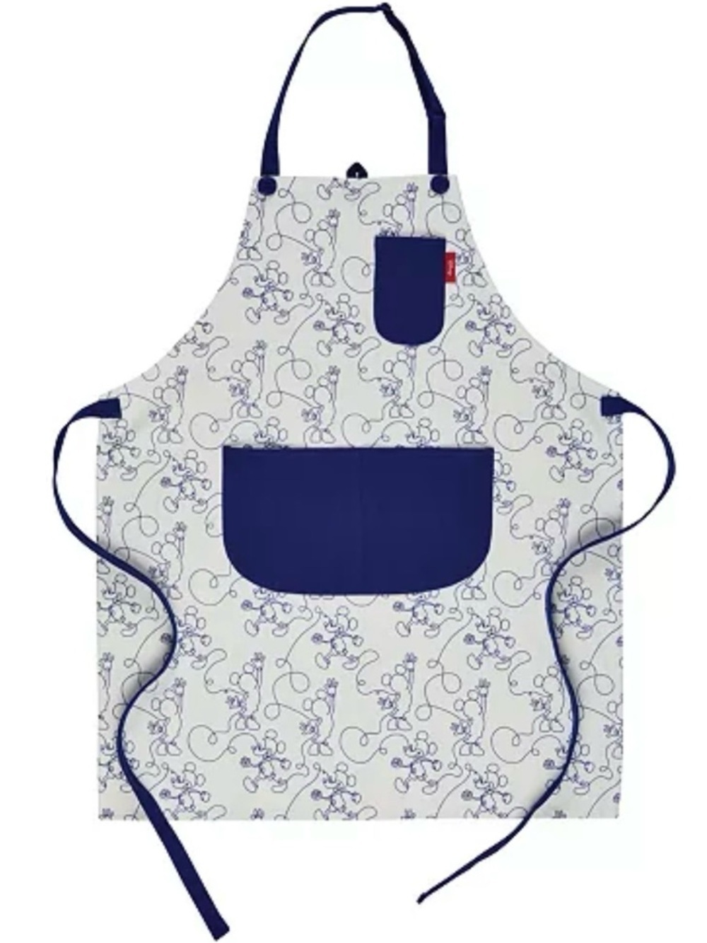 Disney Home Mickey Mouse "Bon Voyage" Cotton Canvas Apron
